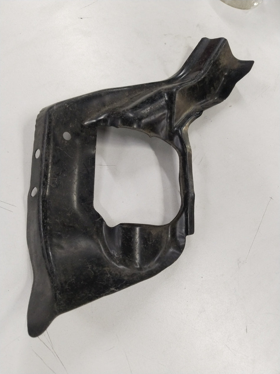 CarTrends Chevrolet Aveo U-VA right panel headlamp support frame spare part, shown in black metal with mounting points.