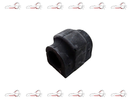 Ford stabilizer insulator part J7BZ5484A shown in close-up, highlighting the rubber and metal components of the automotive suspension part.
