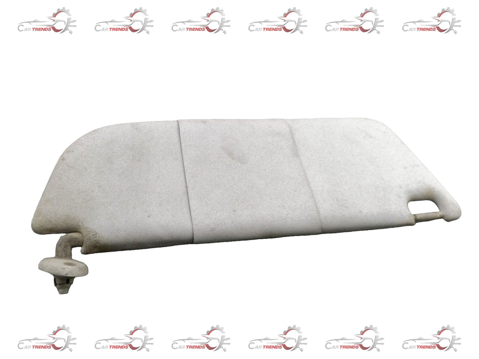 Right-hand drive Chevrolet Corsa sunshade assembly by General Motors, showing the assembled sunshade with mounting components.