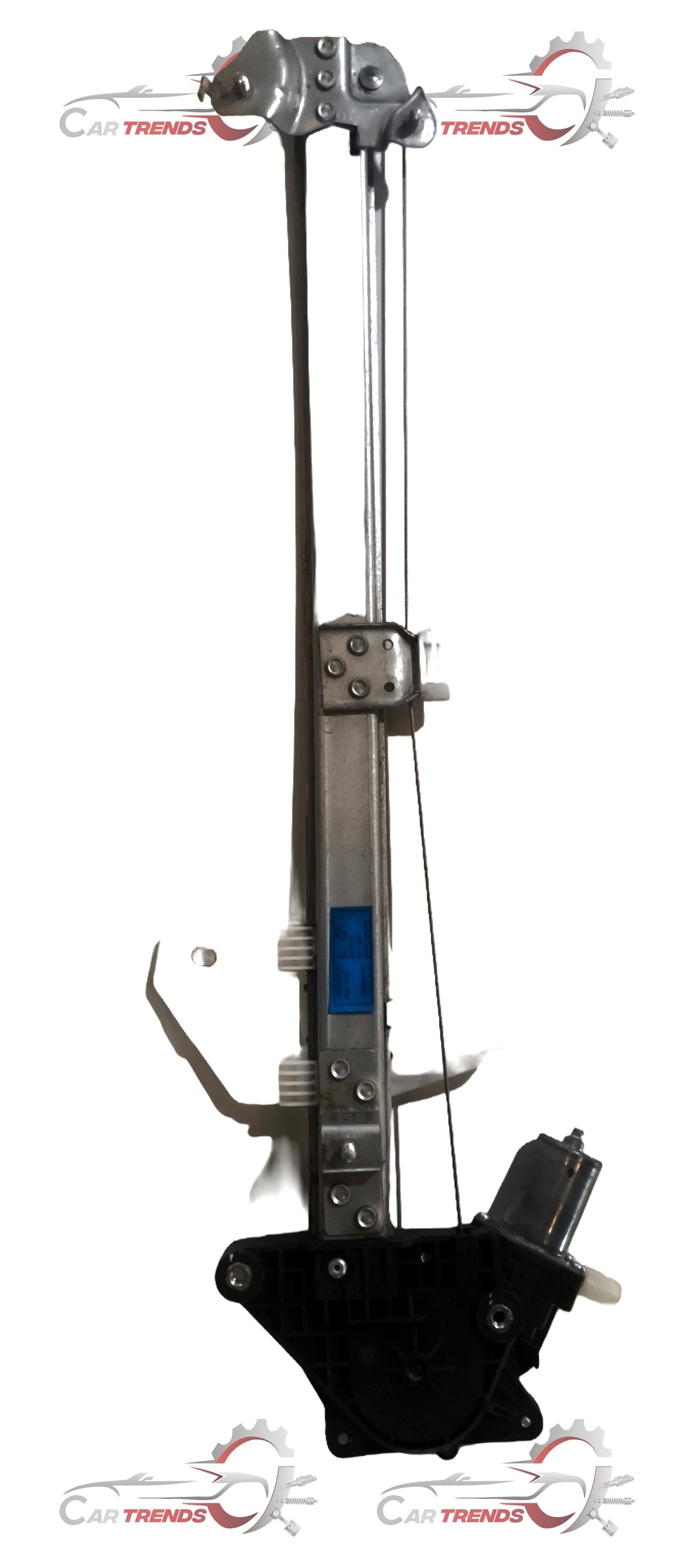 Maruti CarTrends left side Vitara Brezza regulator assembly, automotive part with visible mounting brackets and electrical connections.