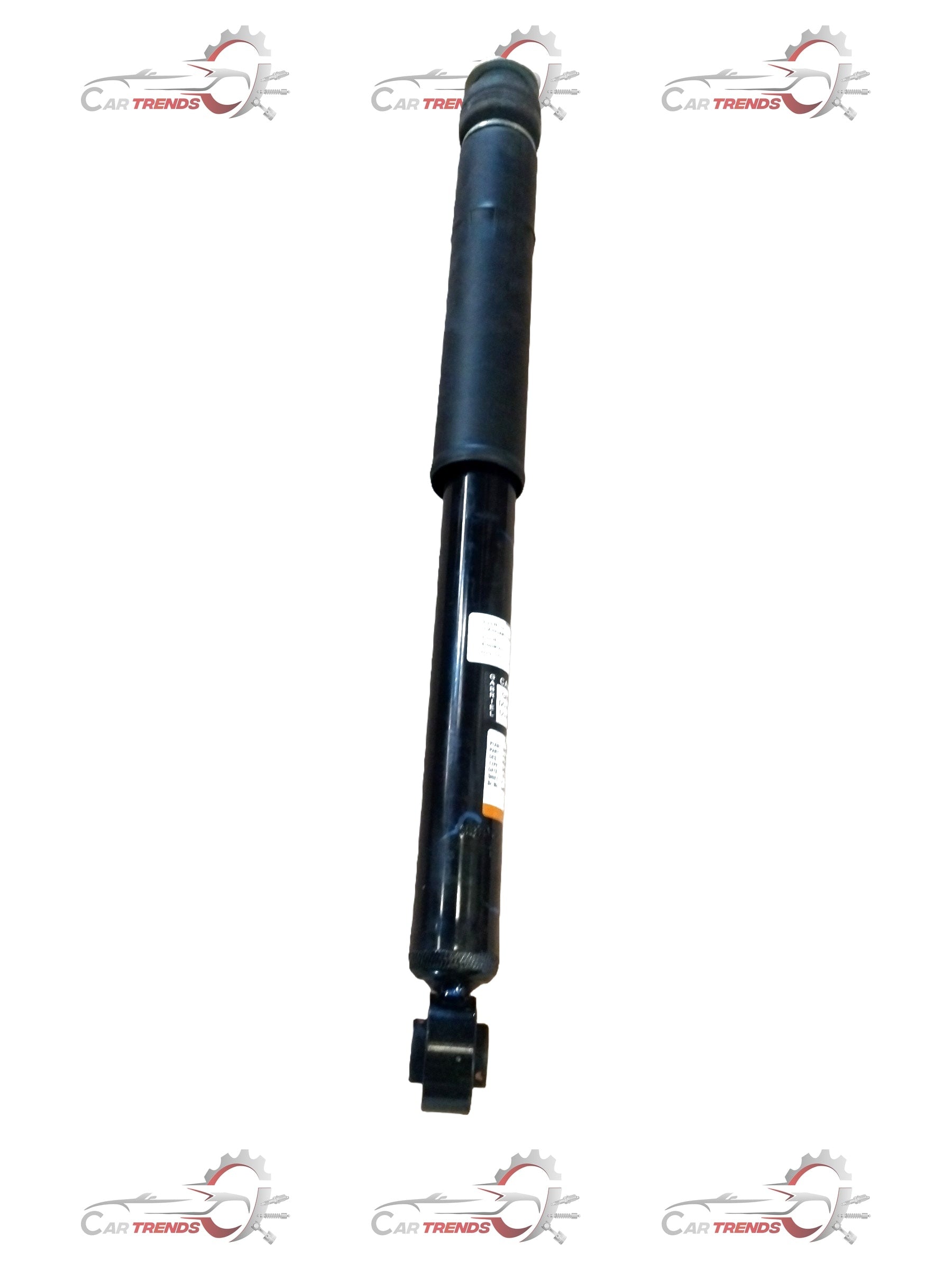 Maruti Suzuki S-Presso rear shocker for all fuel variants, shown on a vehicle with a focus on suspension component.