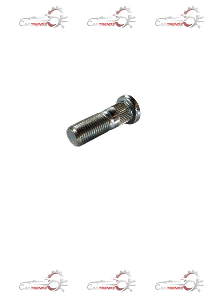 Maruti Suzuki rear hub bolt for Gypsy King, close-up of the metallic bolt part used in vehicle wheel assembly.