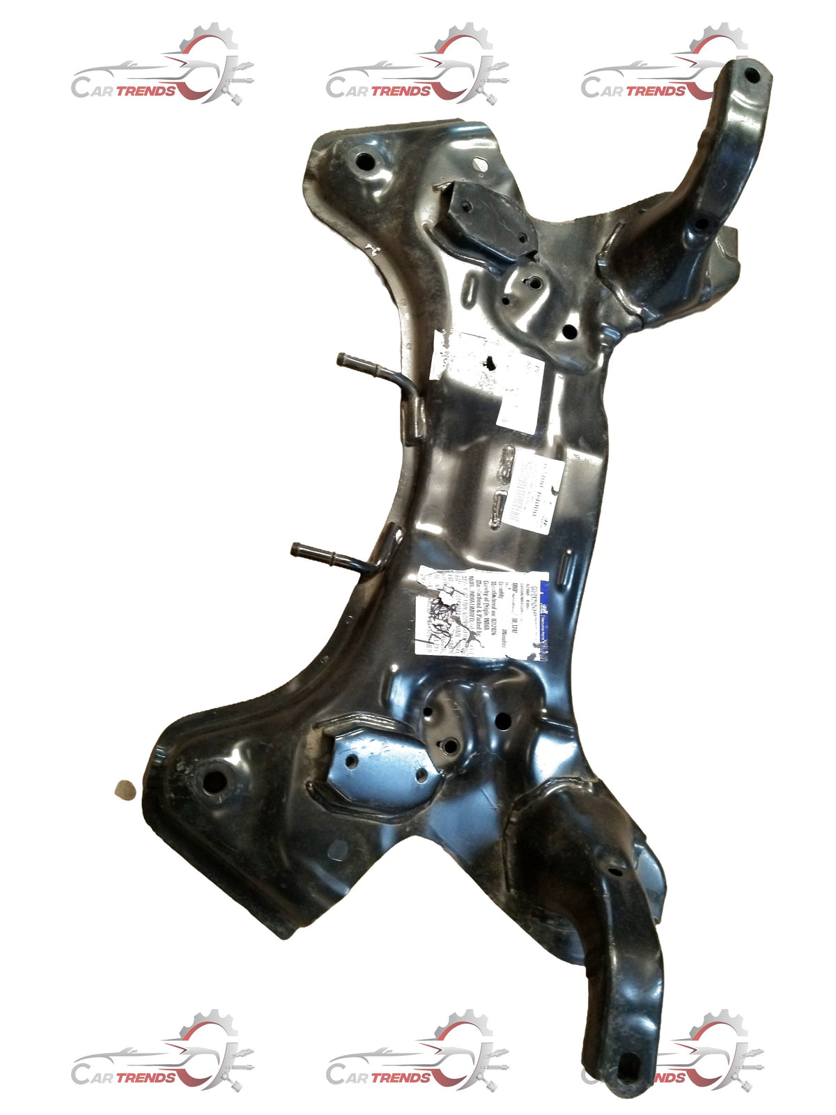 CarTrends Grand i10 chassis spare part, metal component with bolts and mounting points, shown on a white background.