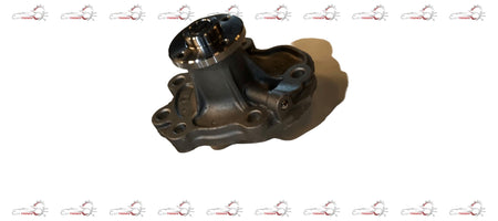 Maruti Suzuki 17400M67L24 water pump showing metal components and mounting points for vehicle cooling system.