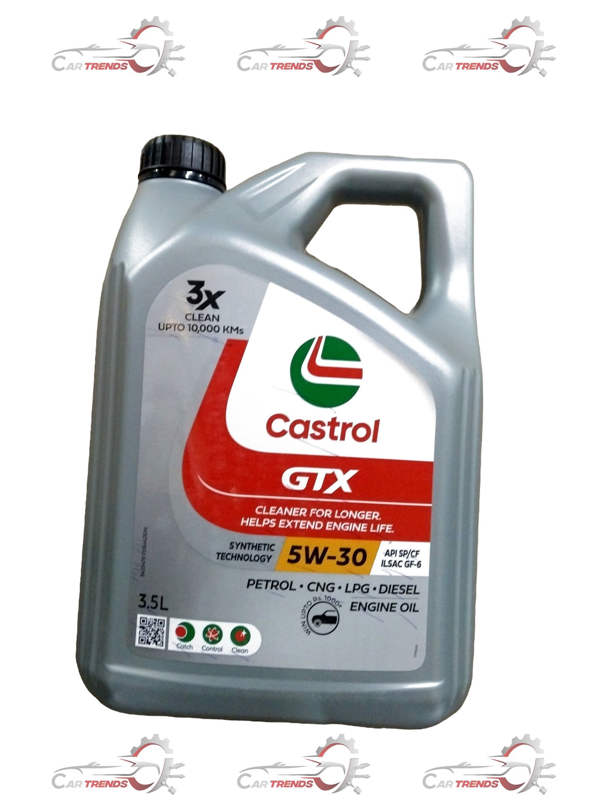 CASTROL Car Engine Oil | 5w30 3.5 Ltrs Pack GTX | All Cars | All Variant | #GTX 5W30 3.5LTR GTX 5W30 3.5LTR - Front view