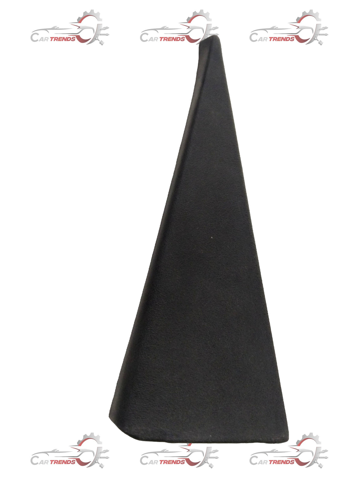 Chevrolet Corsa rear right molding door window spare part by CarTrends, shown in black with mounting details.