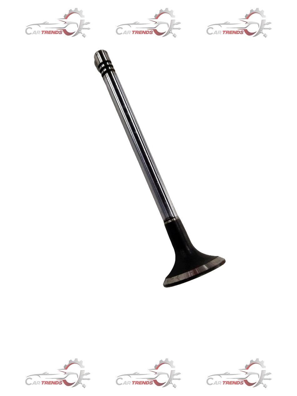 Chevrolet Optra exhaust valve from General Motors, showing a close-up of the metallic valve component with detailed surface texture.