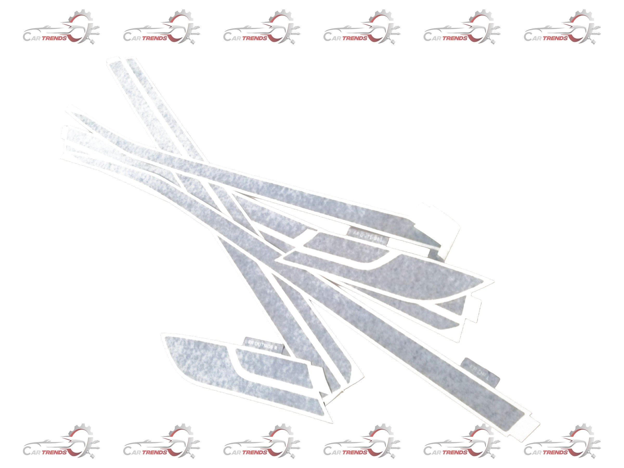 HONDA KIT SIDE DECALS BLACK | CR-V | #08F30TXK700K 08F30TXK700K - Front view
