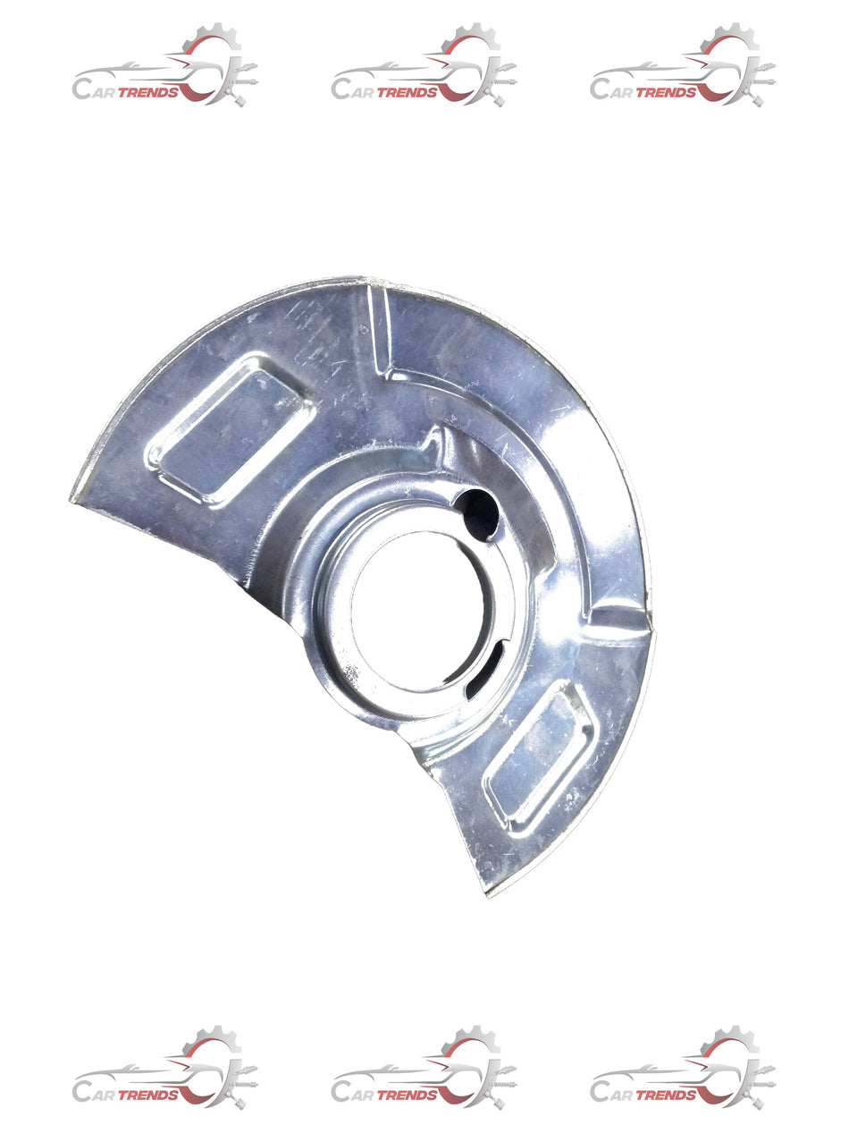 Front brake dust seal for Chevrolet Enjoy by General Motors, showing the black rubber seal with metal edges.