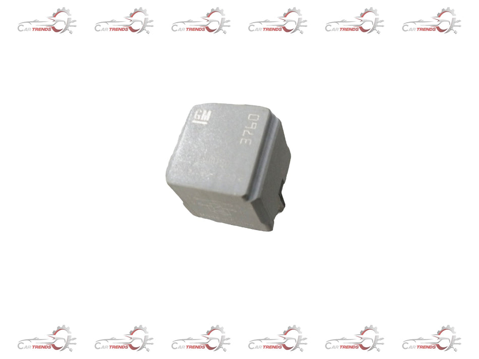 General Motors RELAY ISO HC SPST for Chevrolet Cruze, showing the black plastic relay with metal terminals.