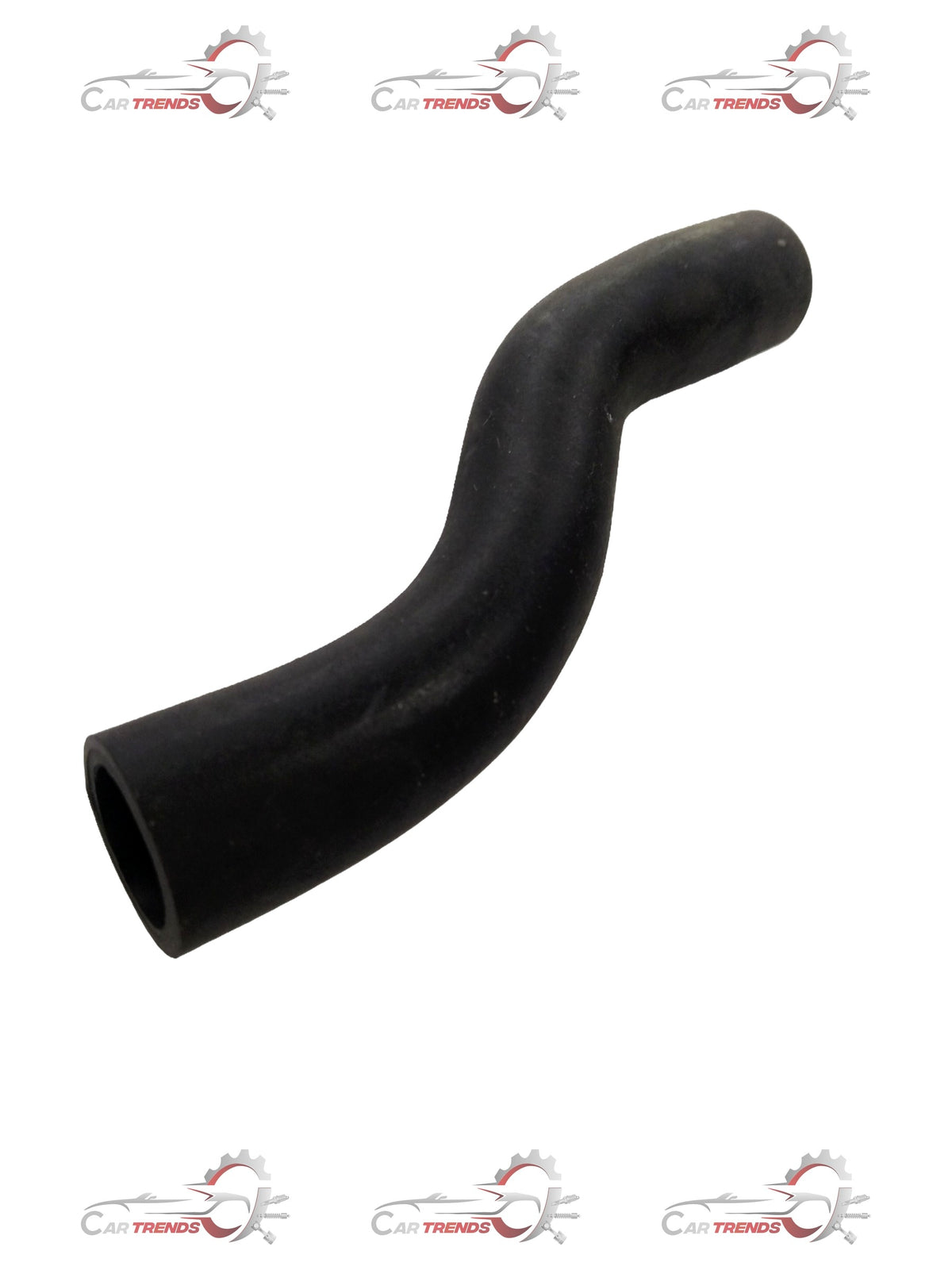 CarTrends PVC valve hose for Chevrolet Corsa engine, spare part, showing the black rubber hose and connector for vehicle repair.