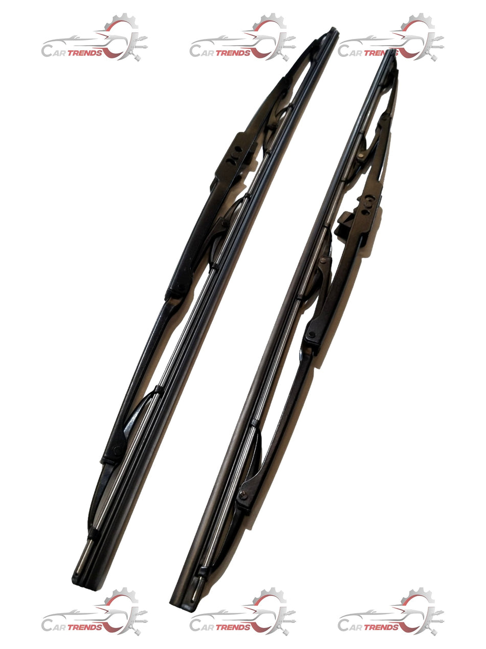 CARTRENDS 22-inch wiper blade for all cars, showing the sleek rubber edge and metal frame design for clear windshield visibility.
