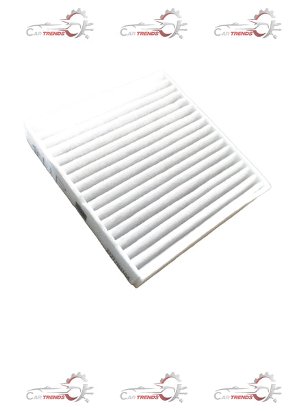 Maruti Suzuki cabin air filter 95860M81RB0 shown in packaging, designed for clean air inside Maruti Suzuki vehicle cabins.