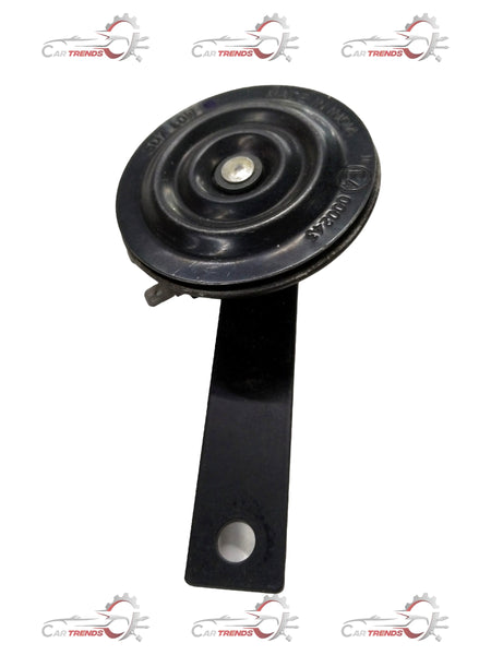 Front view of a Chevrolet low note horn assembly by General Motors, designed for Enjoy models, showing the horn's mounting and wiring.