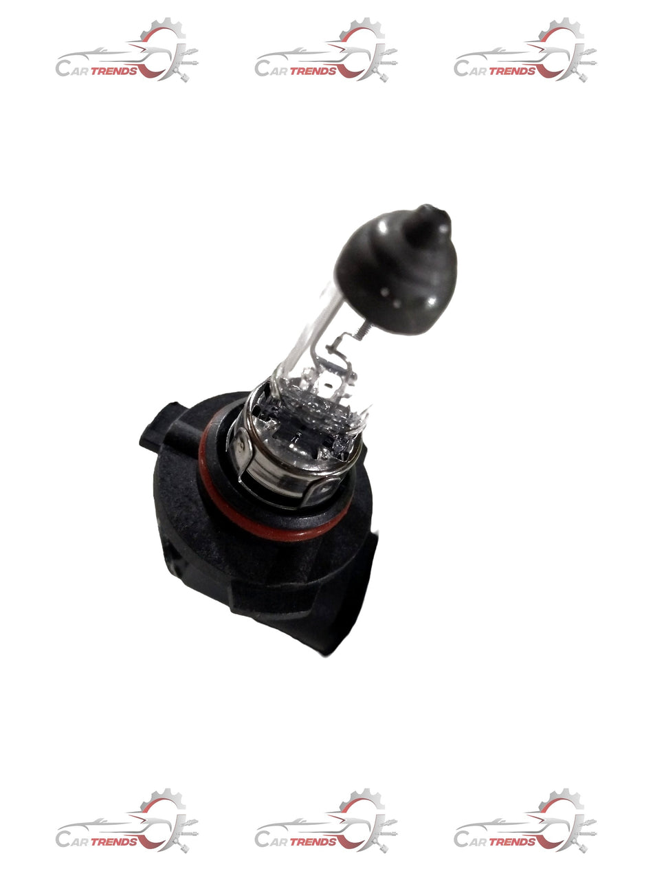 CarTrends 9005 halogen bulb for Swift, Baleno, City, and Creta, 12V 55W, showing the bulb with clear filament details.