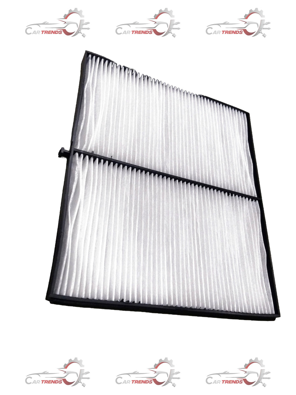 CarTrends Ac filter for Scorpio 2015 model, rectangular cabin air filter with pleated design, shown in the image.