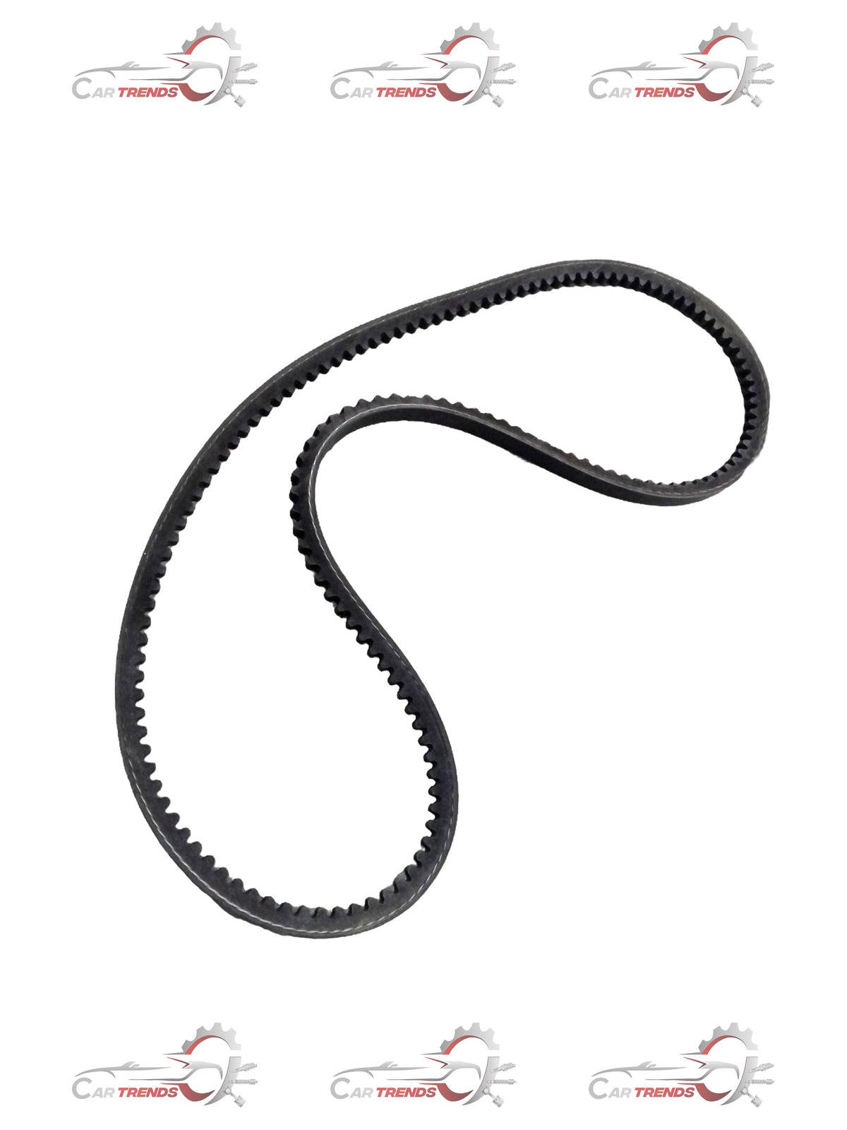 CarTrends diesel alternator belt for Opel Astra, spare part showing the black rubber belt with metal fittings.
