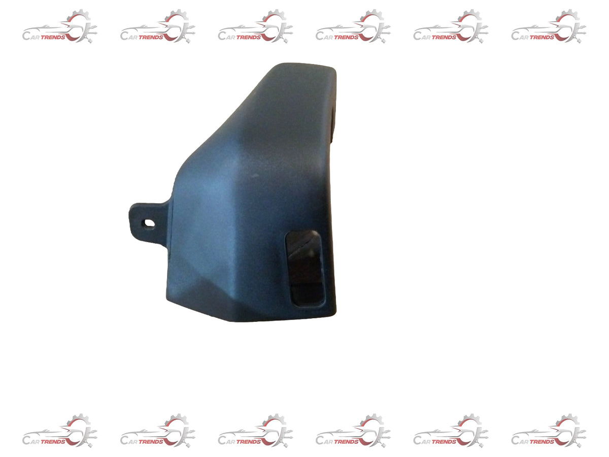 Front left mud flap for Maruti Suzuki Fronx, model 72201M74T00, showing black rubber material with mounting edges.