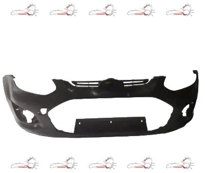 Front bumper bar for Ford vehicle, showing the sturdy metal construction and mounting points.