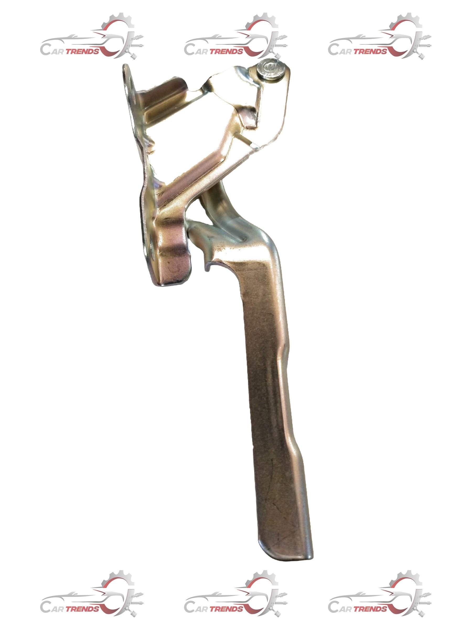 CarTrends Creta bonnet hinge spare part for left side, showing metal hinge with mounting points and mechanical details.