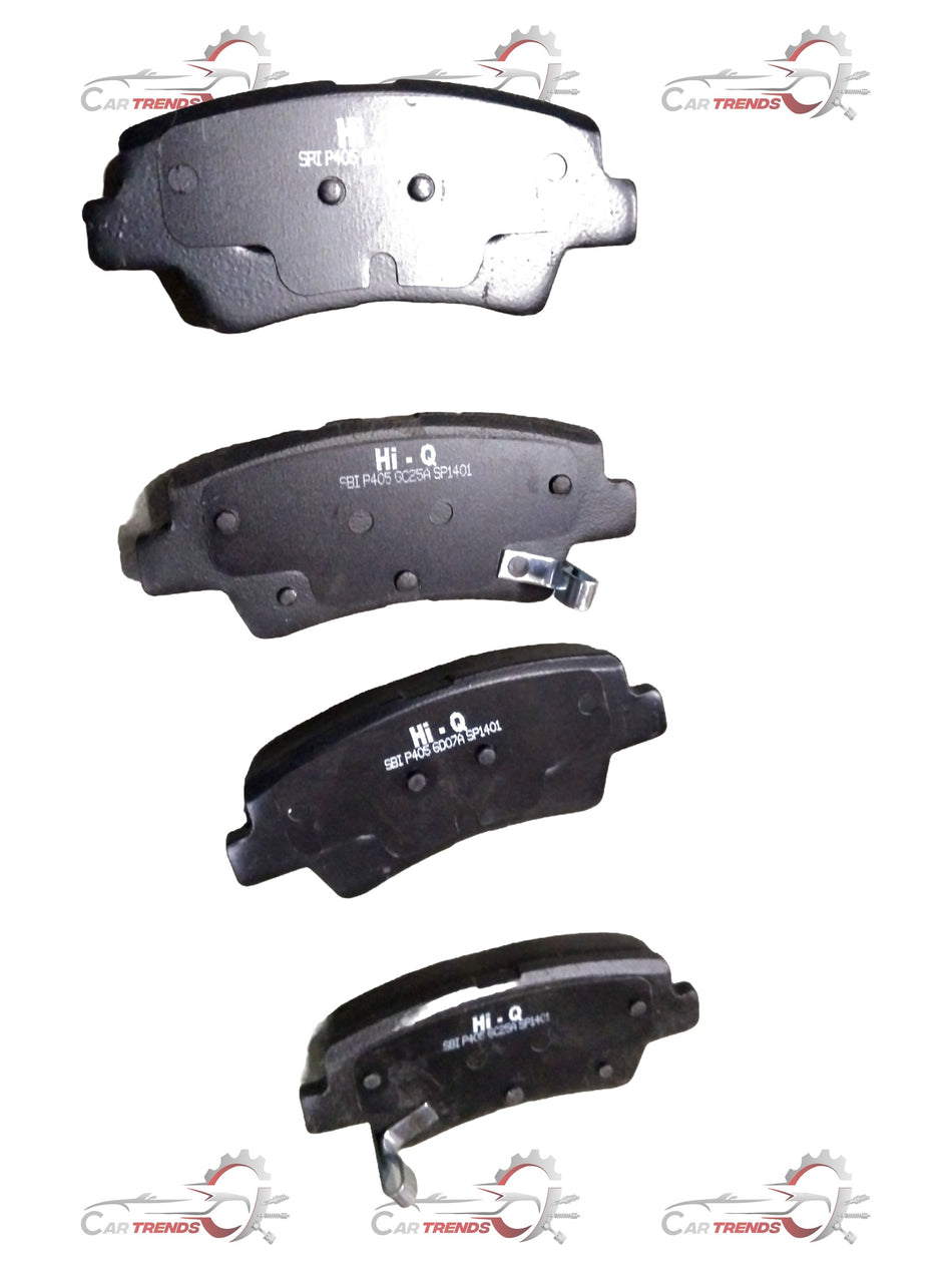 Rear brake shoe for Hyundai Santro T3 2018, CarTrends brand, showing the brake shoe component on a white background.