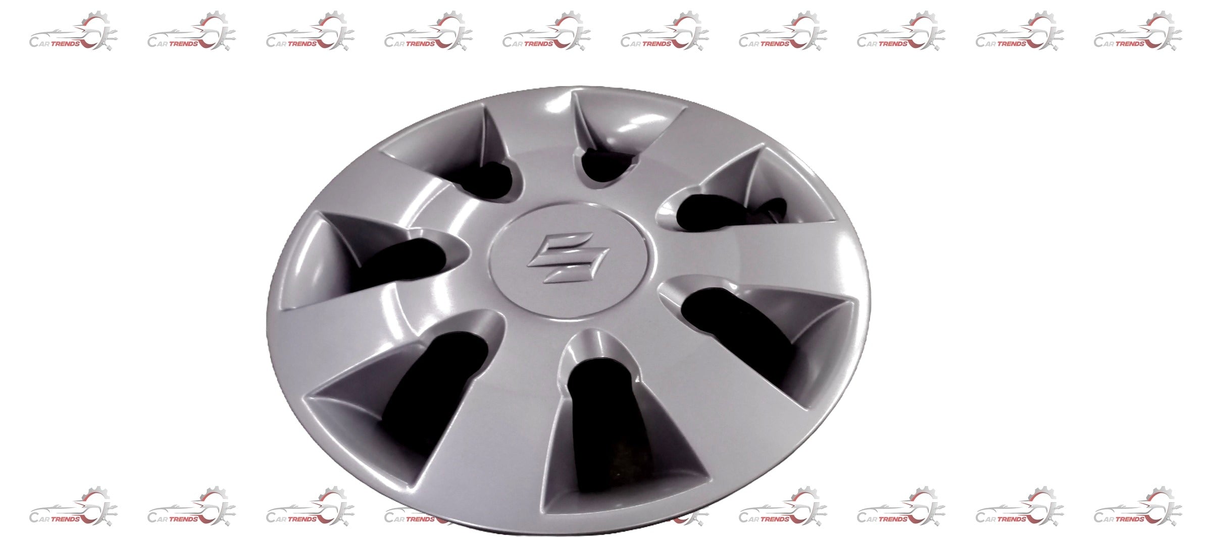 Maruti Suzuki wagonr wheel cover, black and silver design, fitted on a car wheel for protection and style.