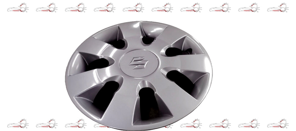 Maruti Suzuki Cap Assy Wheel full model 43250M67K0027N, black plastic wheel cap with Maruti Suzuki logo visible.