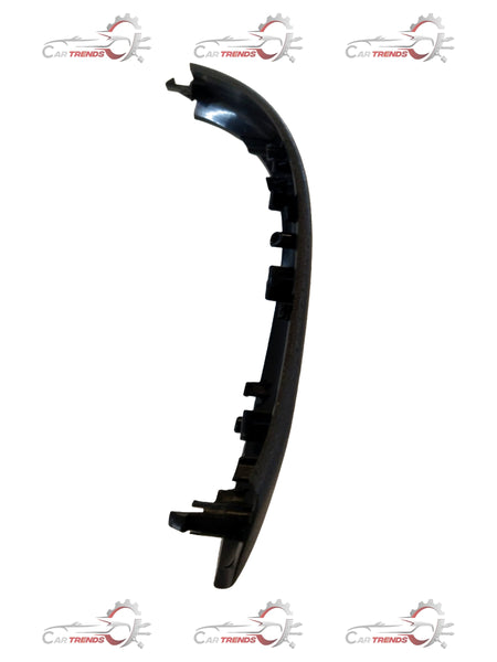Mahindra Scorpio front left outer door grab handle in black, durable automotive part with textured grip and mounting points.