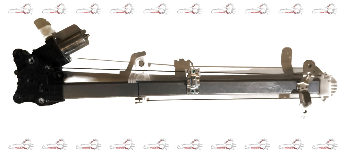 Maruti Suzuki front right window regulator assembly showing mechanical components and wiring for vehicle window control.