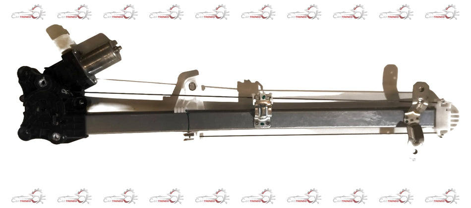 Maruti Suzuki front right window regulator assembly showing mechanical components and wiring for vehicle window control.