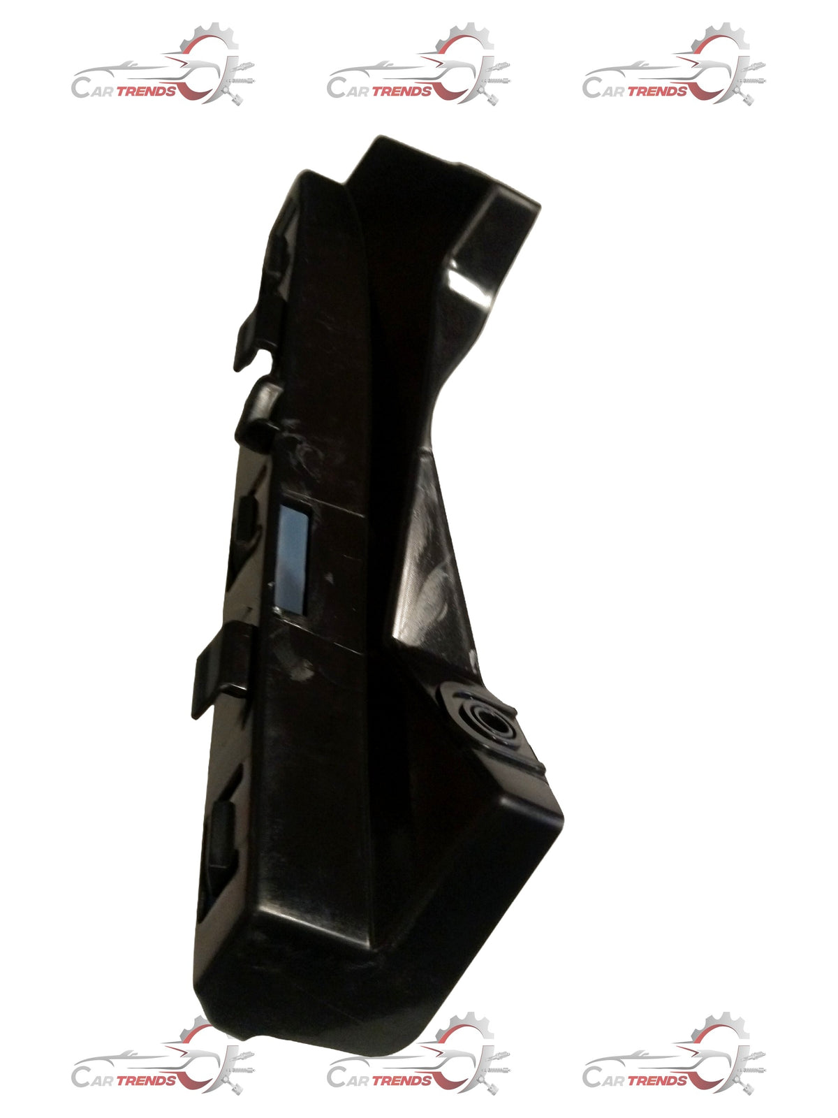 CarTrends XUV700 right lower bracket headlamp for vehicle, showing the black plastic mounting bracket with reflective details.