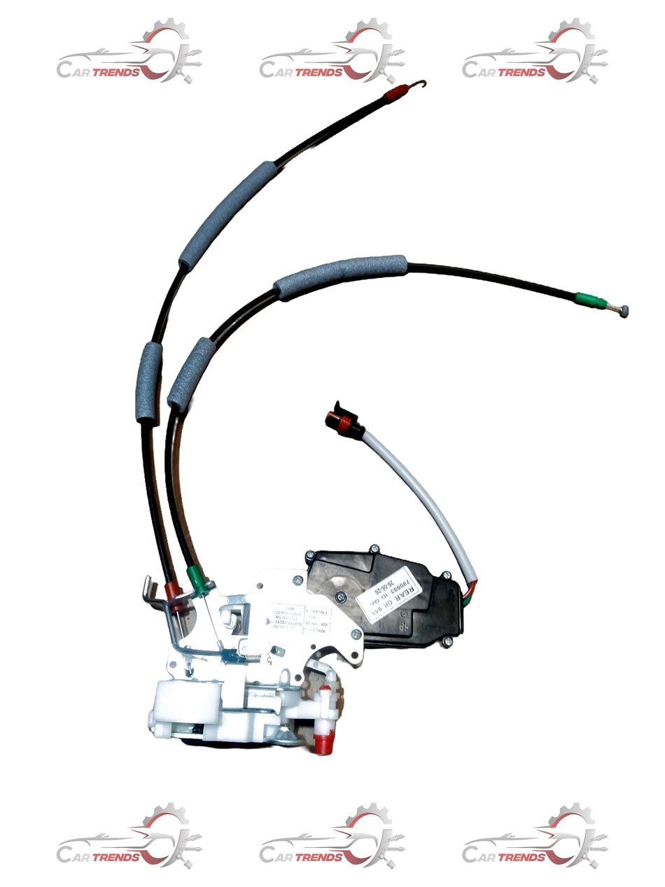 Mahindra Bolero latch door electrical part for rear right side, showcasing the component's connectors and hardware.