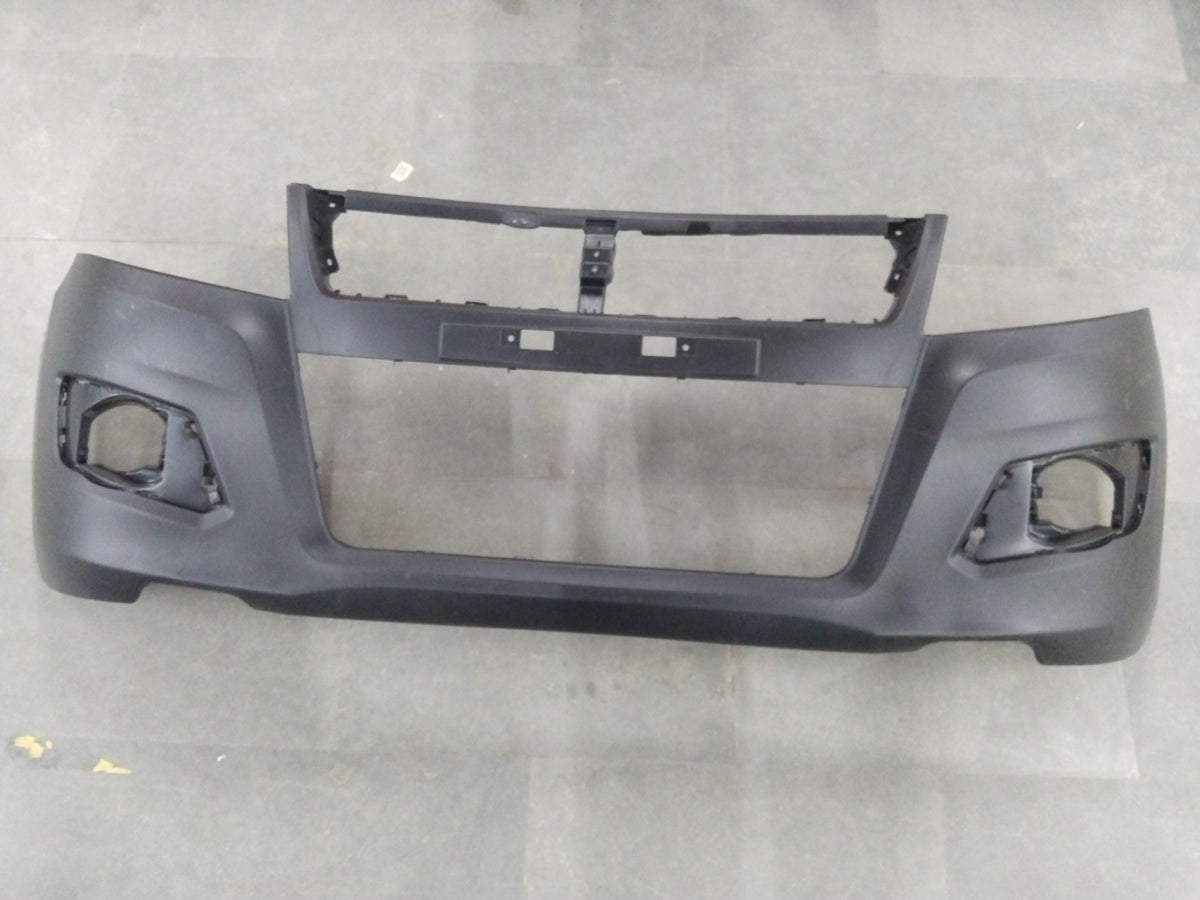 Maruti Suzuki front bumper for WagonR 2nd Gen, A-Star, Zen Estilo, petrol and CNG models, in black color.