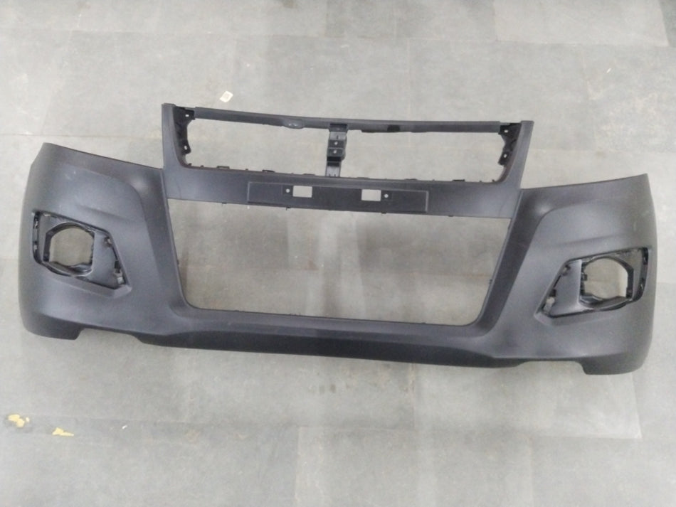 Maruti Suzuki front bumper for WagonR 2nd Gen, A-Star, Zen Estilo, petrol and CNG models, in black color.