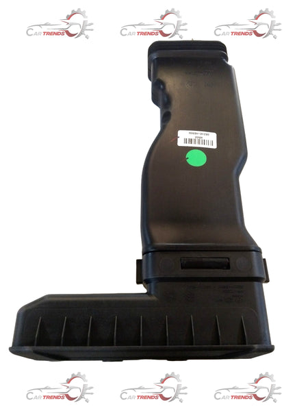 Hyundai air duct assembly for Venue, Creta, Verna, and i20 models, showing the black plastic component with multiple vents.