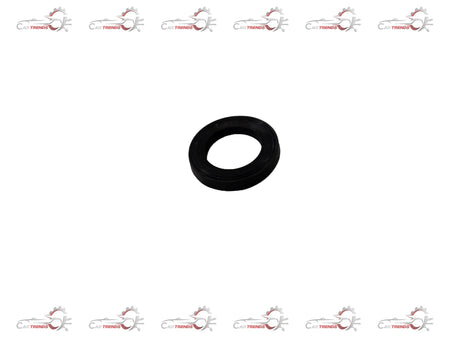 Chevrolet Tavera seal reservoir from General Motors, showing the black plastic component with mounting points and cap.