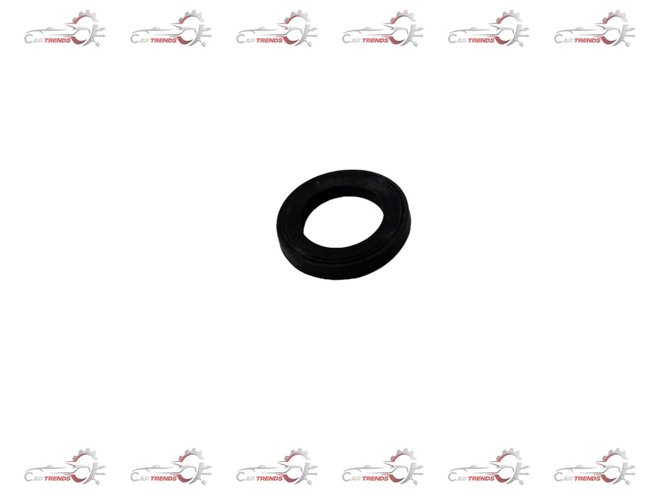 Chevrolet Tavera seal reservoir from General Motors, showing the black plastic component with mounting points and cap.