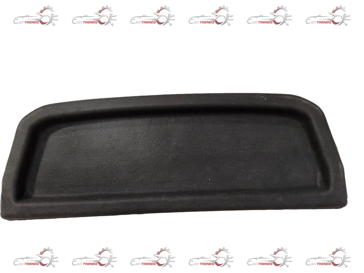 Gfx parcel tray for Alto K-10 all models, shown in black plastic, designed to fit securely in vehicle cargo area.