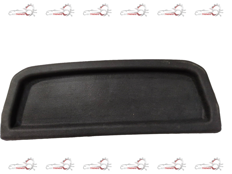Gfx parcel tray for Alto K-10 all models, shown in black plastic, designed to fit securely in vehicle cargo area.