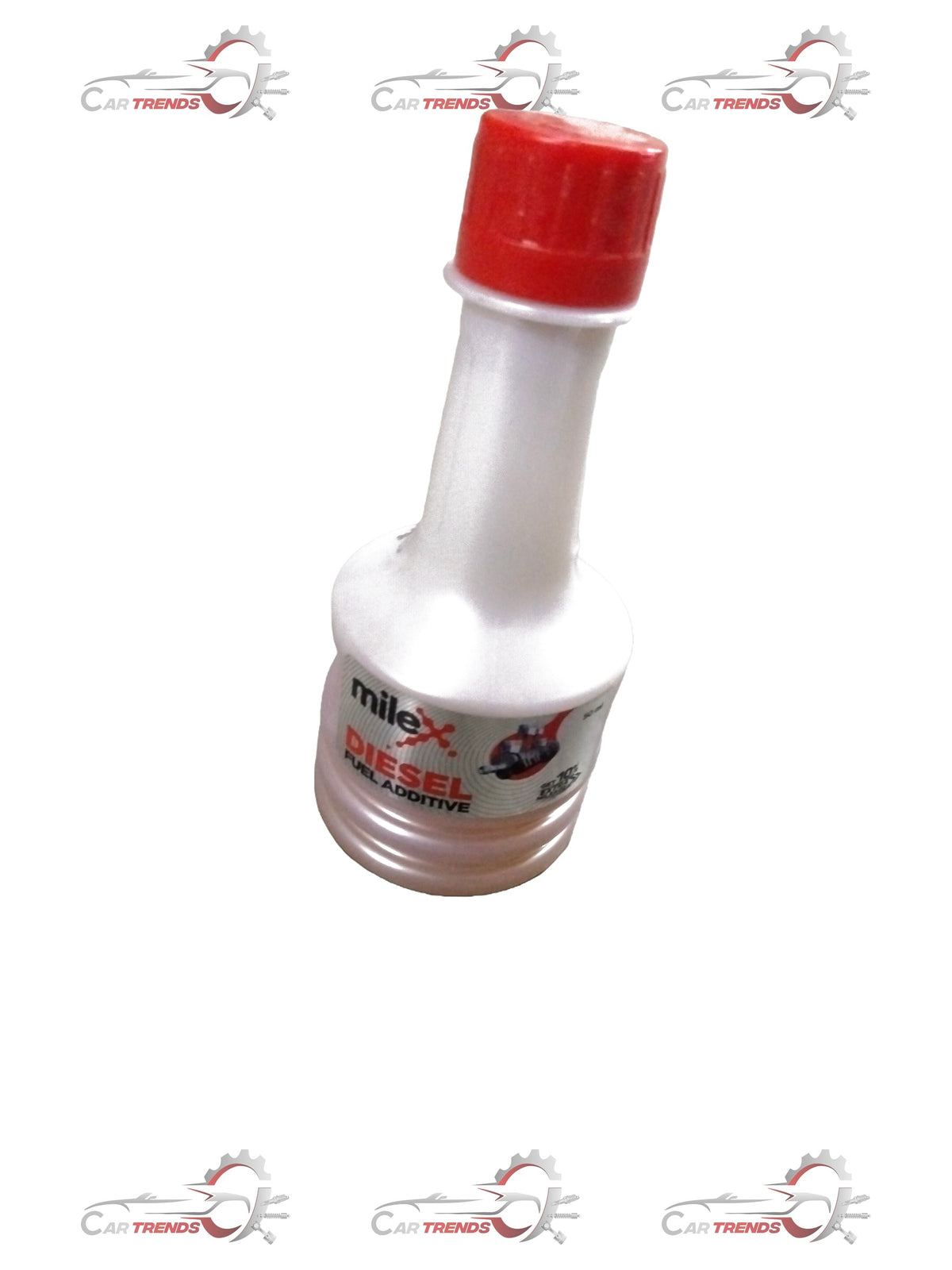 Diesel fuel additive by CarTrends for Tiago, Tigor, Nexon, Altroz, with 120 bottles of 50ml each, shown in the image.