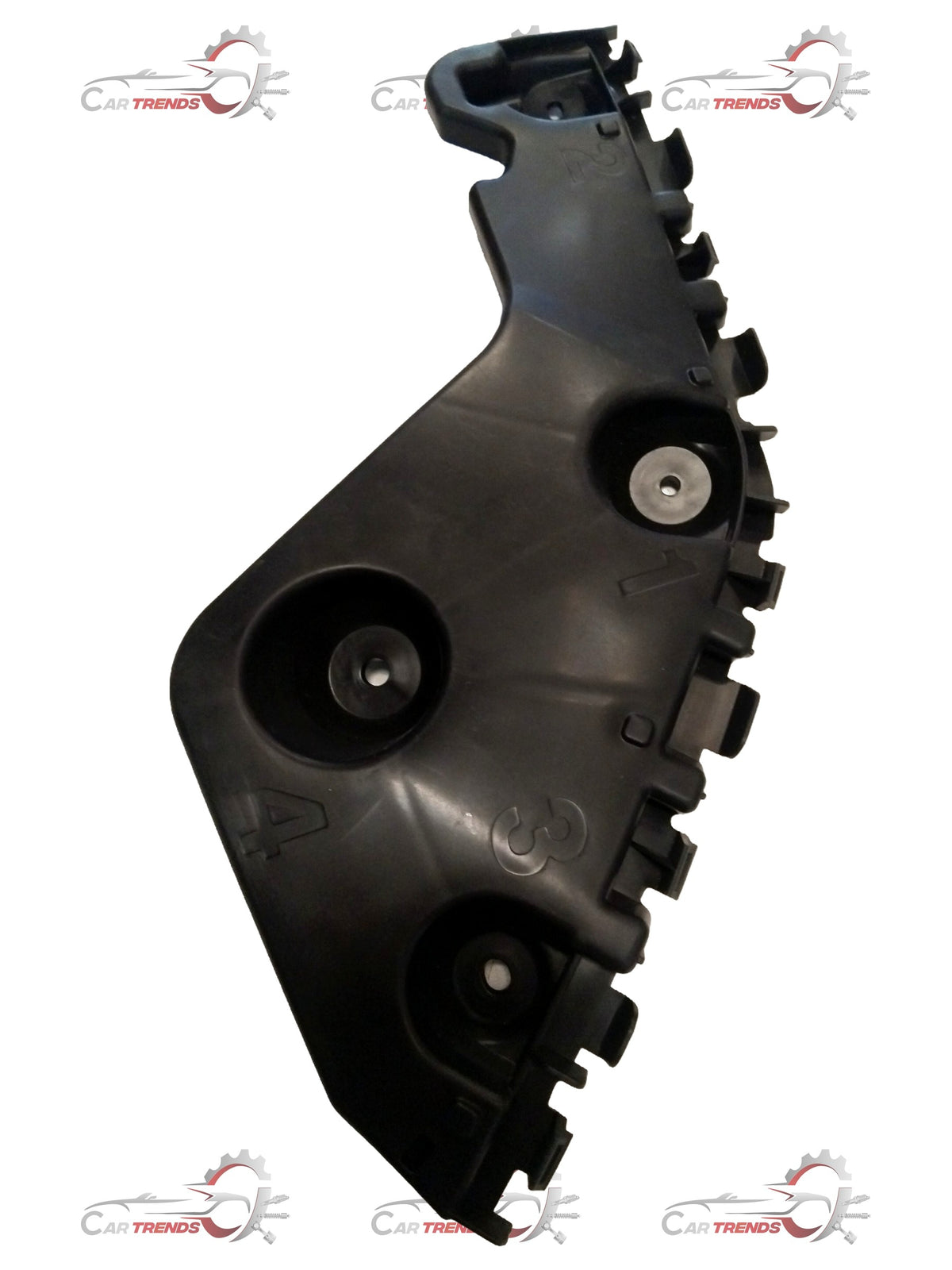 Nissan Duster or Nissan Terrano right-hand bumper bracket, part number 850448113R, shown in close-up image.