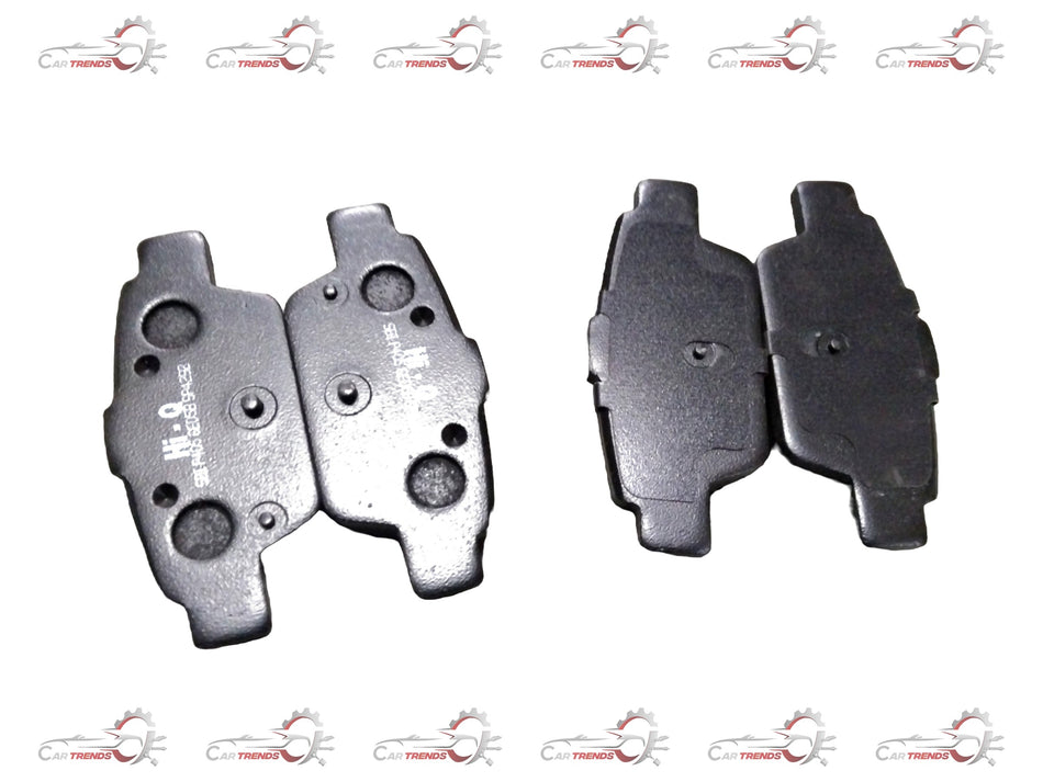 Rear brake pad for Mahindra XUV500, XUV300, XUV400 EV by CarTrends, standard size, showing the brake pad's shape and material.