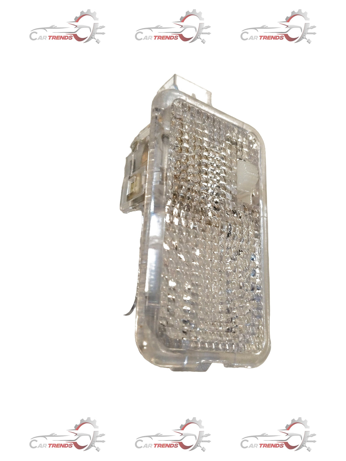 CarTrends luggage room lamp assembly for Swift, Dzire, Ertiga vehicles, showing the replacement light fixture for the luggage space.
