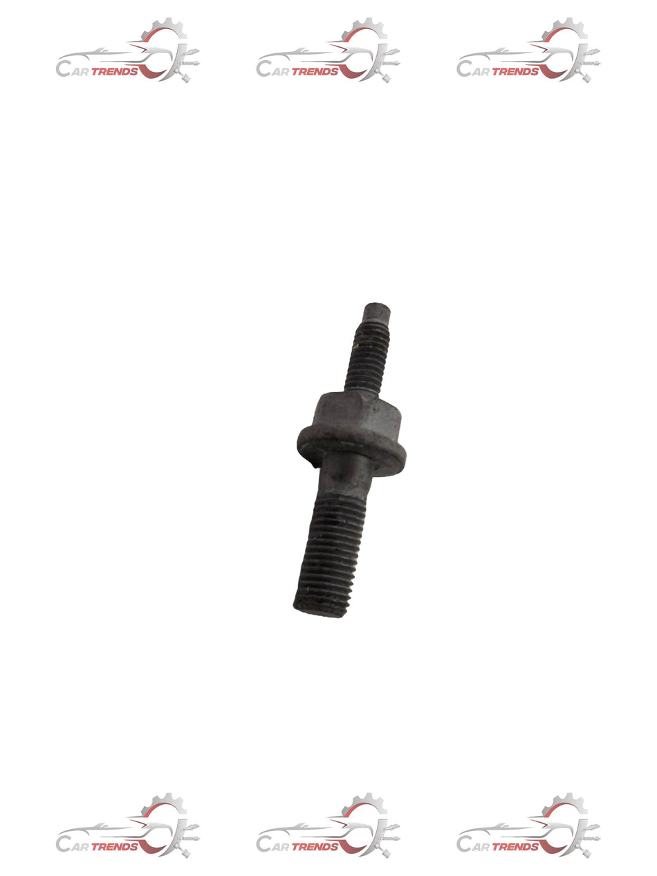 General Motors Chevrolet Cruze rear brake caliper vibration dampener, metal component with mounting features for brake system.