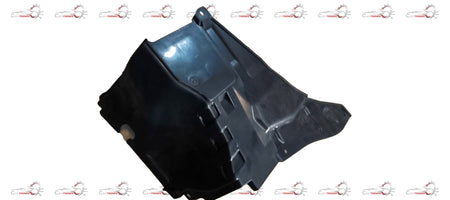 Maruti Suzuki engine cover under LH model, black plastic component with molded details, designed for Maruti Suzuki vehicles.