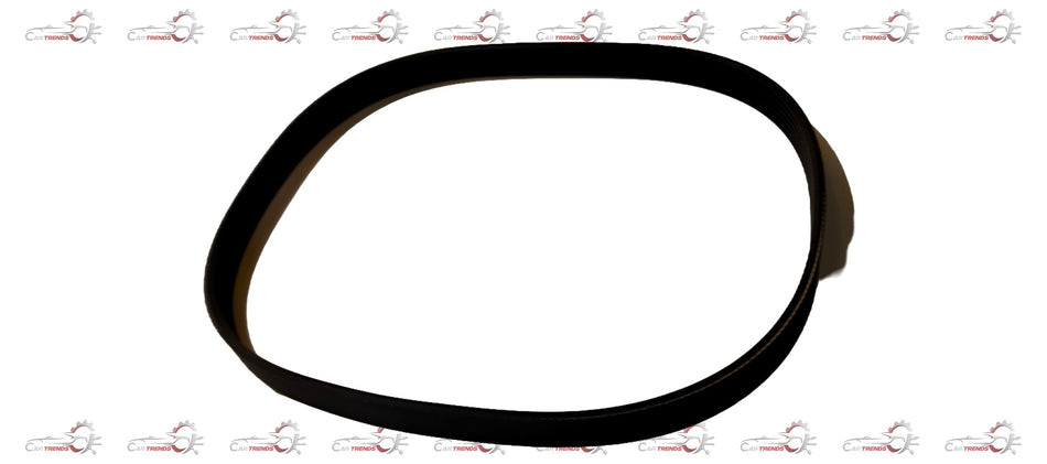 Tata Safari/Sumo ethylene propylene diene monomer belt for air conditioning system, spare part, black rubber belt with ribbed surface.