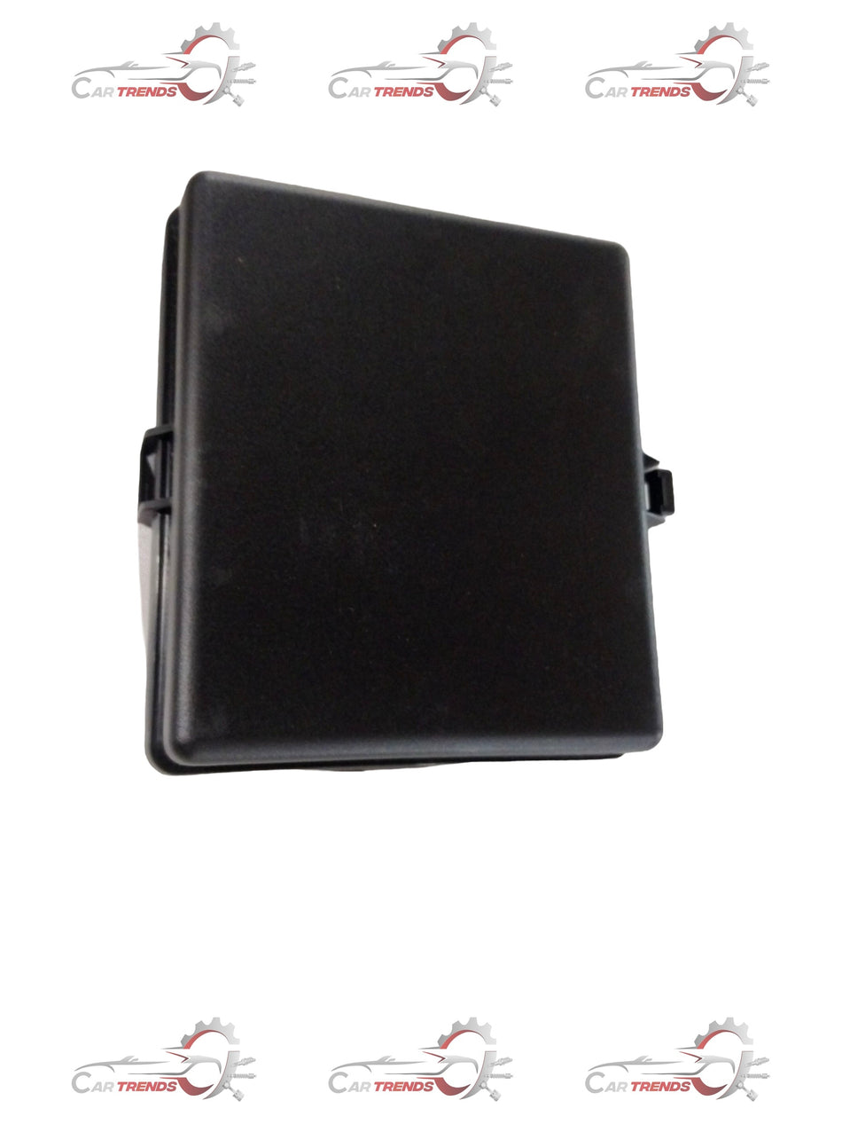 Maruti Suzuki relay box cover for Swift, Dzire, Baleno, and Alto models, black plastic protective engine compartment part