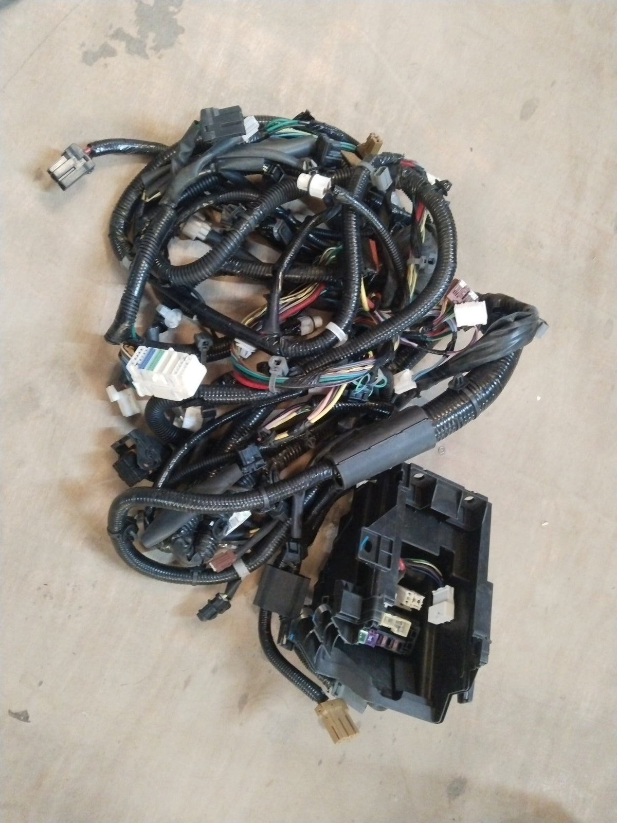 Nissan Micra engine room harness by CarTrends, showing the wiring and connectors for vehicle electrical system.