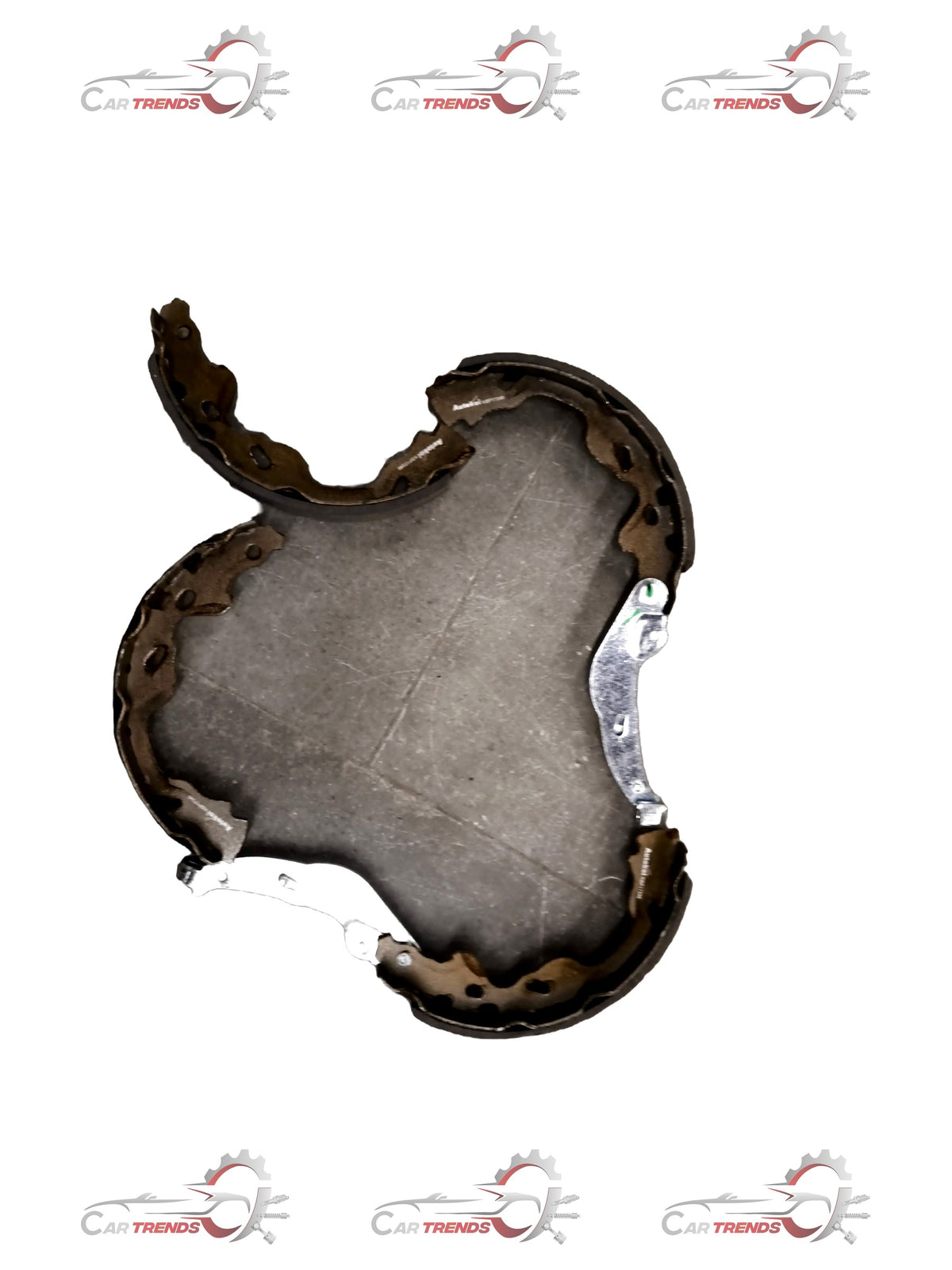 Rear brake shoe for Toyota Etios and Liva by AUTOKOI, showing the metal and friction surface of the brake shoe.