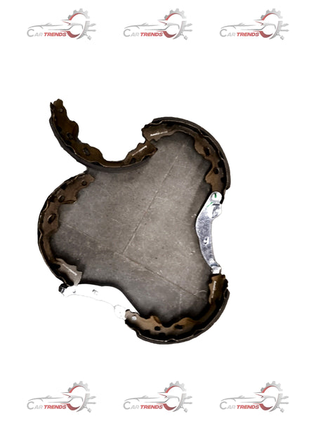 Rear brake shoe for Toyota Etios and Liva by AUTOKOI, showing the metal and friction surface of the brake shoe.